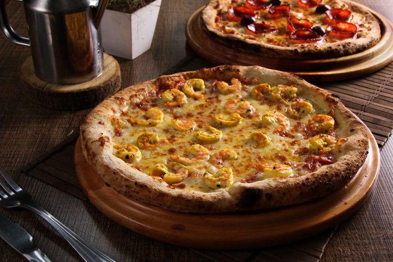 Pizza Gambero Al Limone (Camarão)