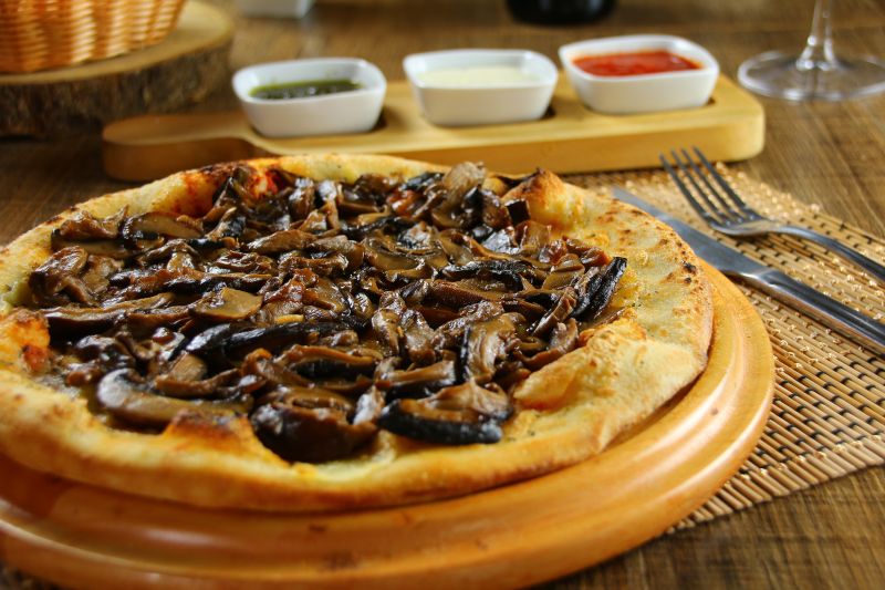 Pizza Mix de cogumelos